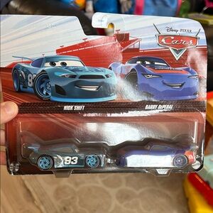 Disney Pixar cars Nick shift Barry DePedal two car set. NWT